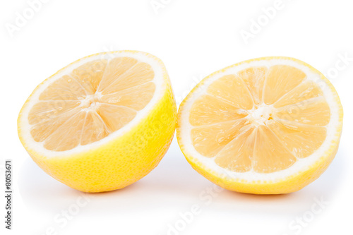 lemons Isolated on white background