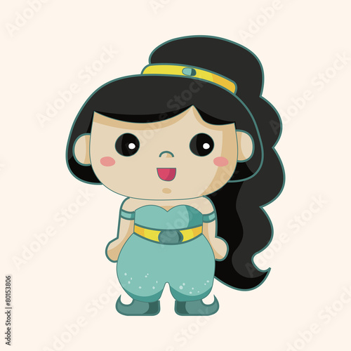 fairytale princess theme elements