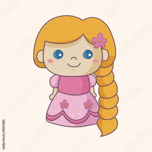 fairytale princess theme elements