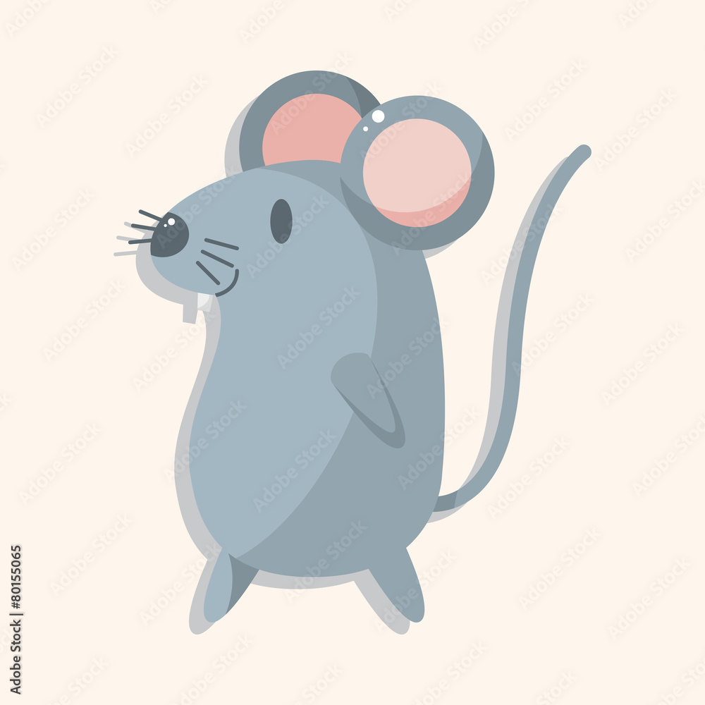 Fototapeta premium animal mouse cartoon theme elements
