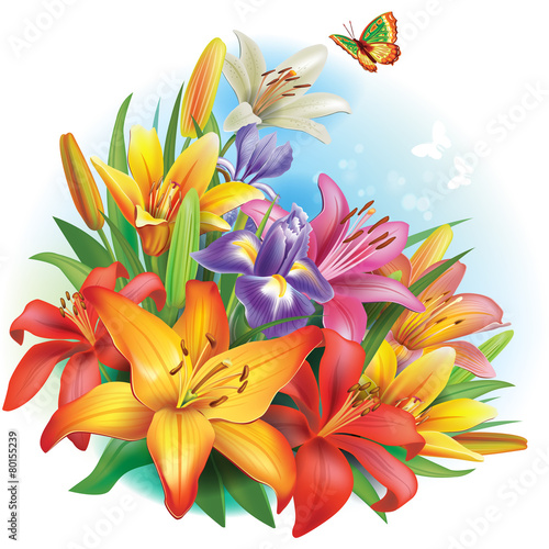 Fototapeta Naklejka Na Ścianę i Meble -  Arrangement of flowers