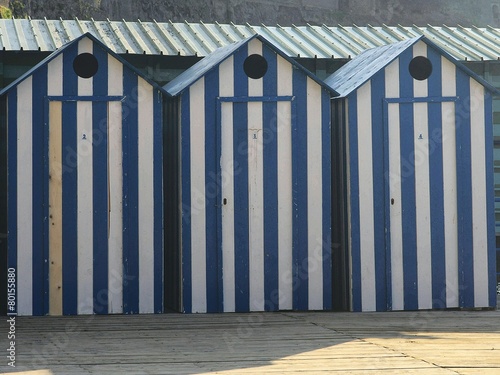 beach huts
