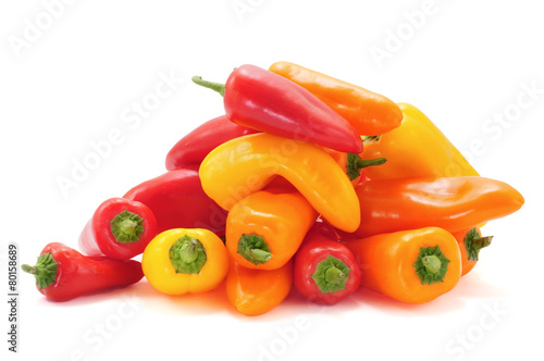 sweet peppers of different colors