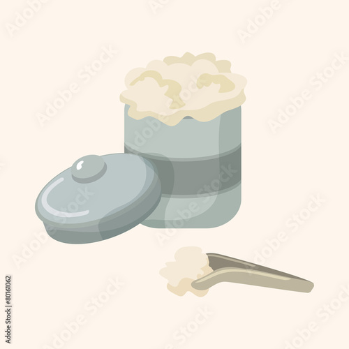 Medical cotton theme elements