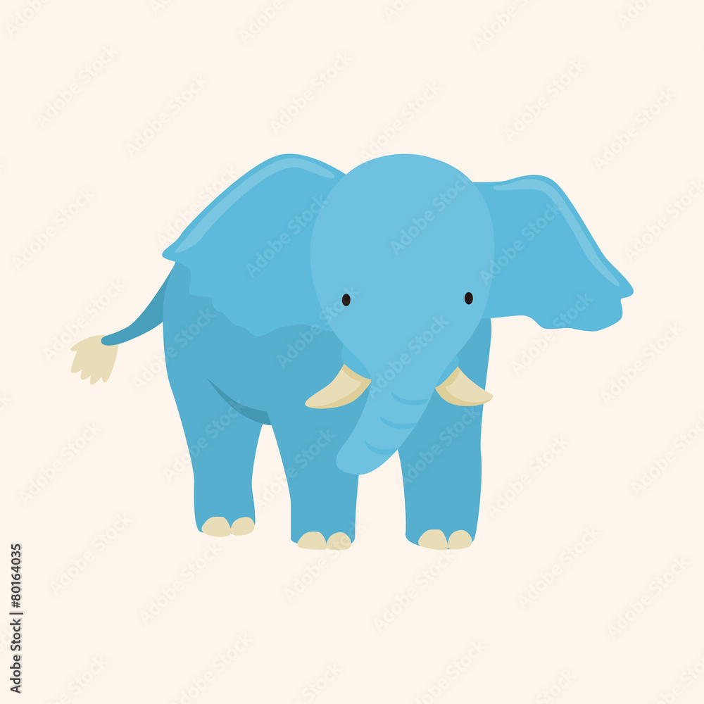 animal elephant cartoon theme elements