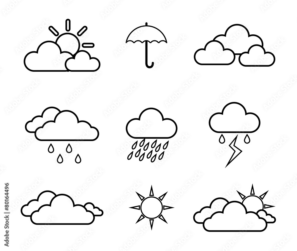 Weather design, vector illustration. Weather design, vector illustration.