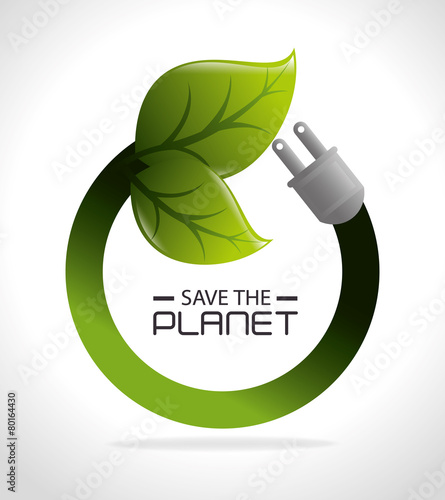 Energy design, vector illustration.