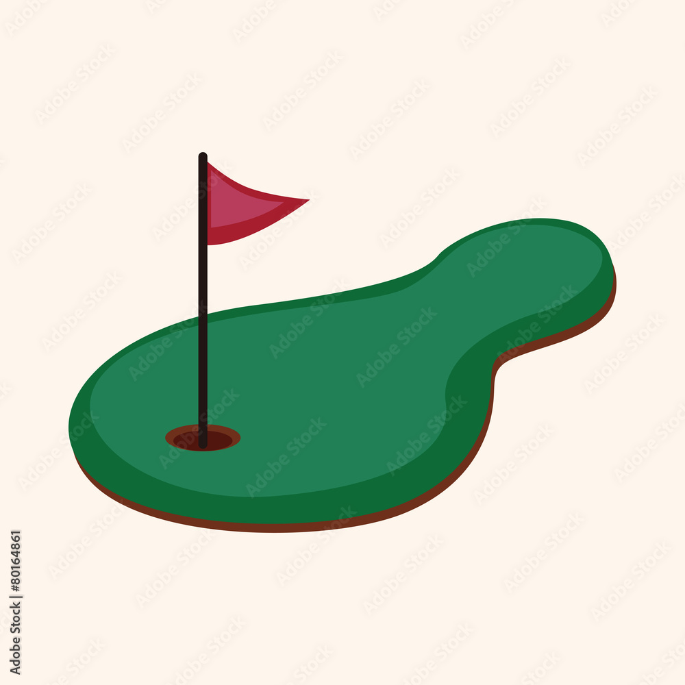 golf equipment theme elements golf equipment theme elements