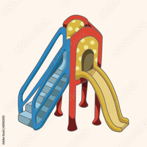 Amusement park facilities theme elements