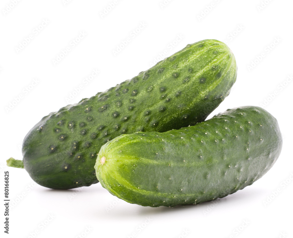 Cucumber vegetable isolated on white background cutout Cucumber vegetable isolated on white background cutout
