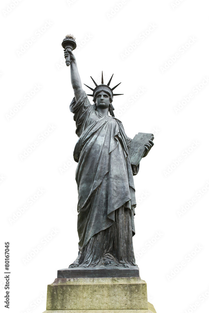 Fototapeta premium wycięta statua wolności