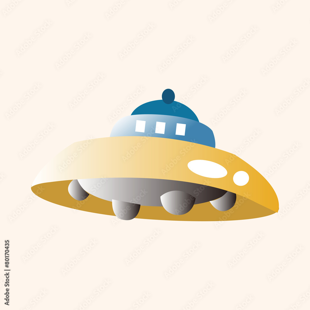 Space ufo theme elements Space ufo theme elements