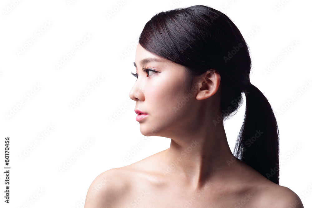 Obraz premium woman face skin problem