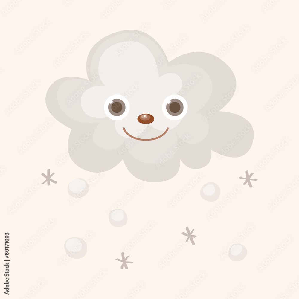 weather snowy theme elements weather snowy theme elements