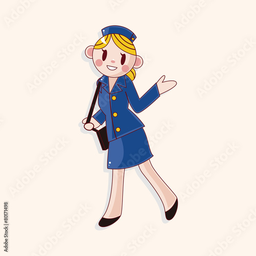 flight attendants theme elements