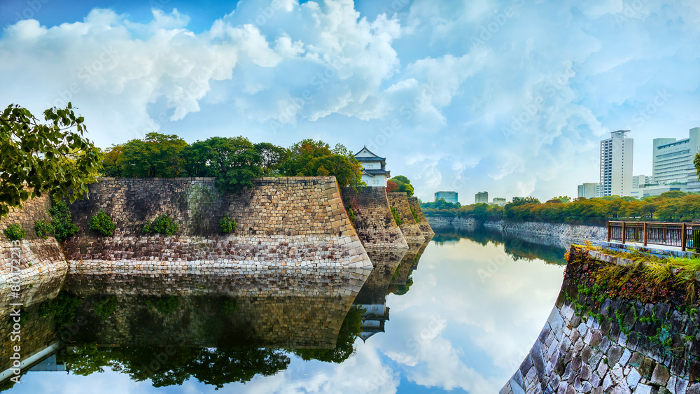Moat of Osaka Castle 