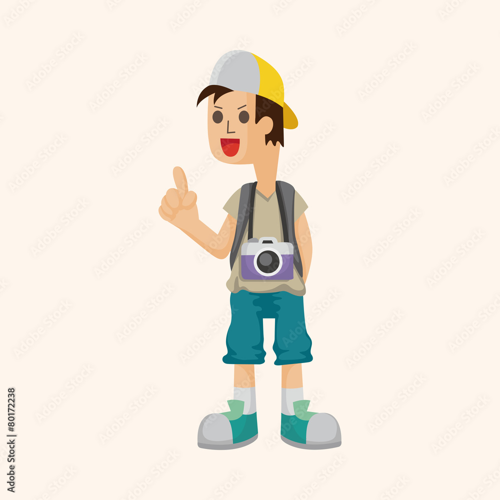 boy character theme elements boy character theme elements