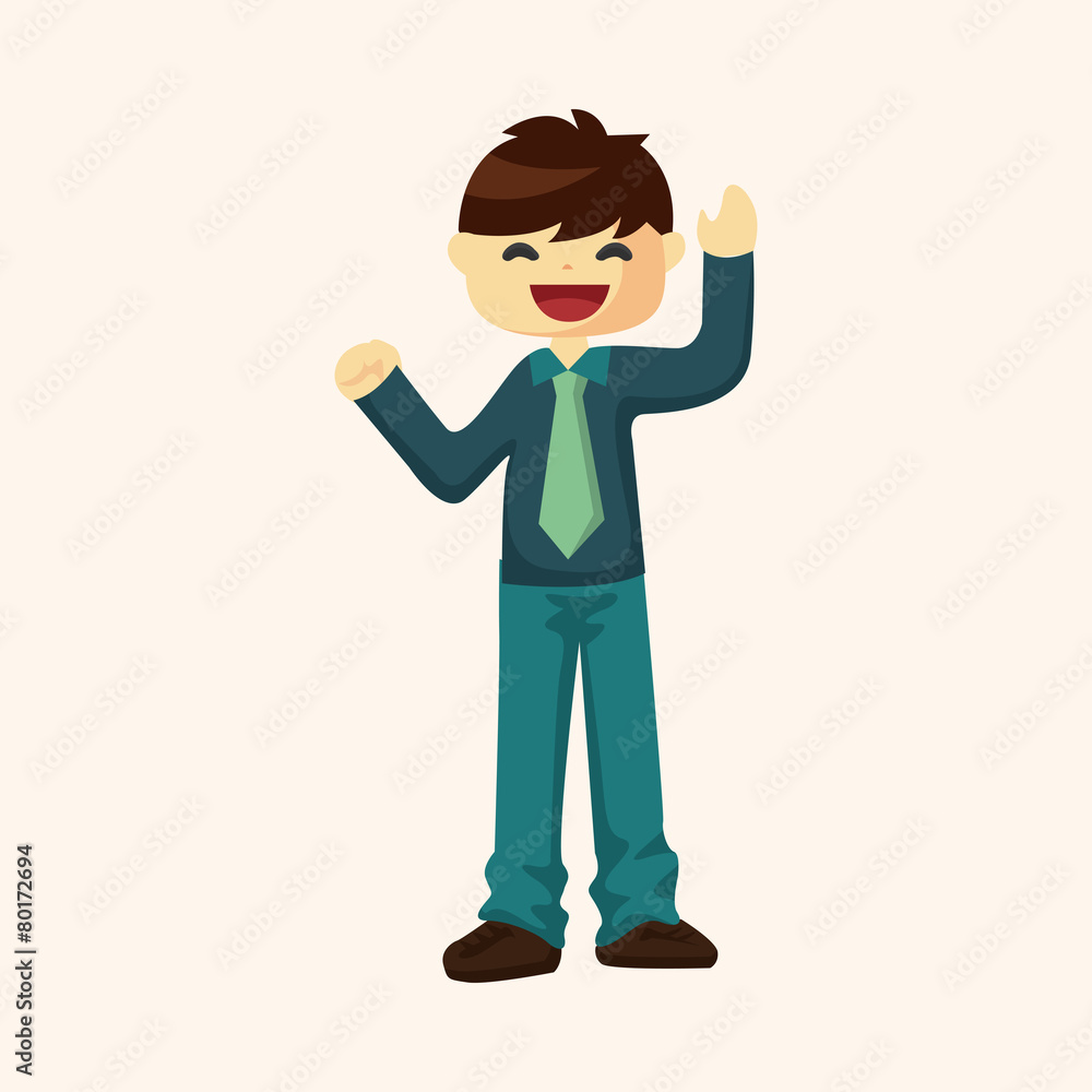Office workers theme elements Office workers theme elements