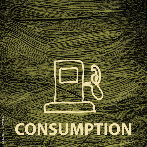 abstract geometric background with icon