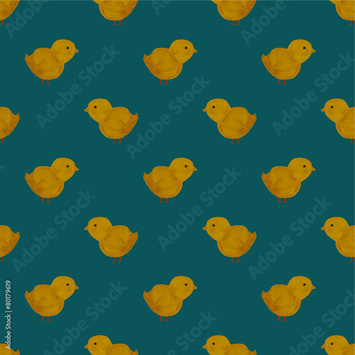 watercolor_chick_pattern