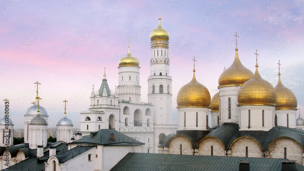 Beautiful church top with blue sky, timelapse Beautiful church top with blue sky, timelapse