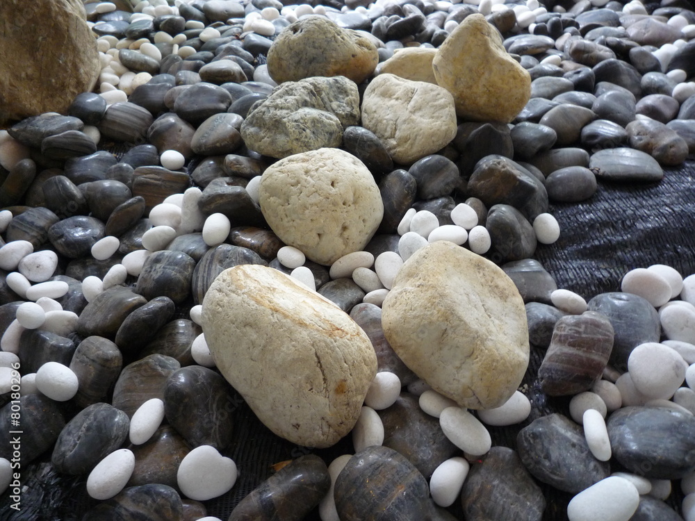 Various size of pebble stones Texture Background Various size of pebble stones Texture Background