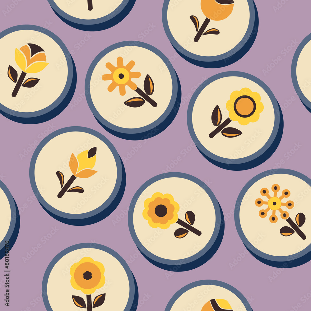 seamless background with flowers seamless background with flowers