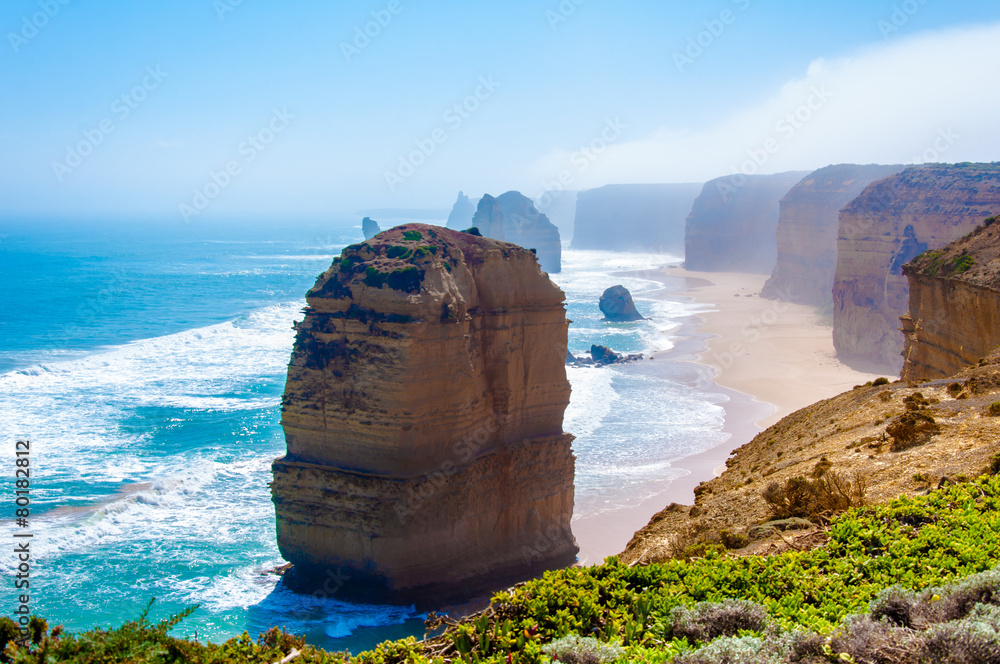 The Twelve Apostles by Great Ocean Road in Victoria, Australia
