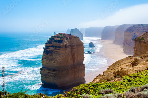Obraz na płótnie The Twelve Apostles by Great Ocean Road in Victoria, Australia w salonie