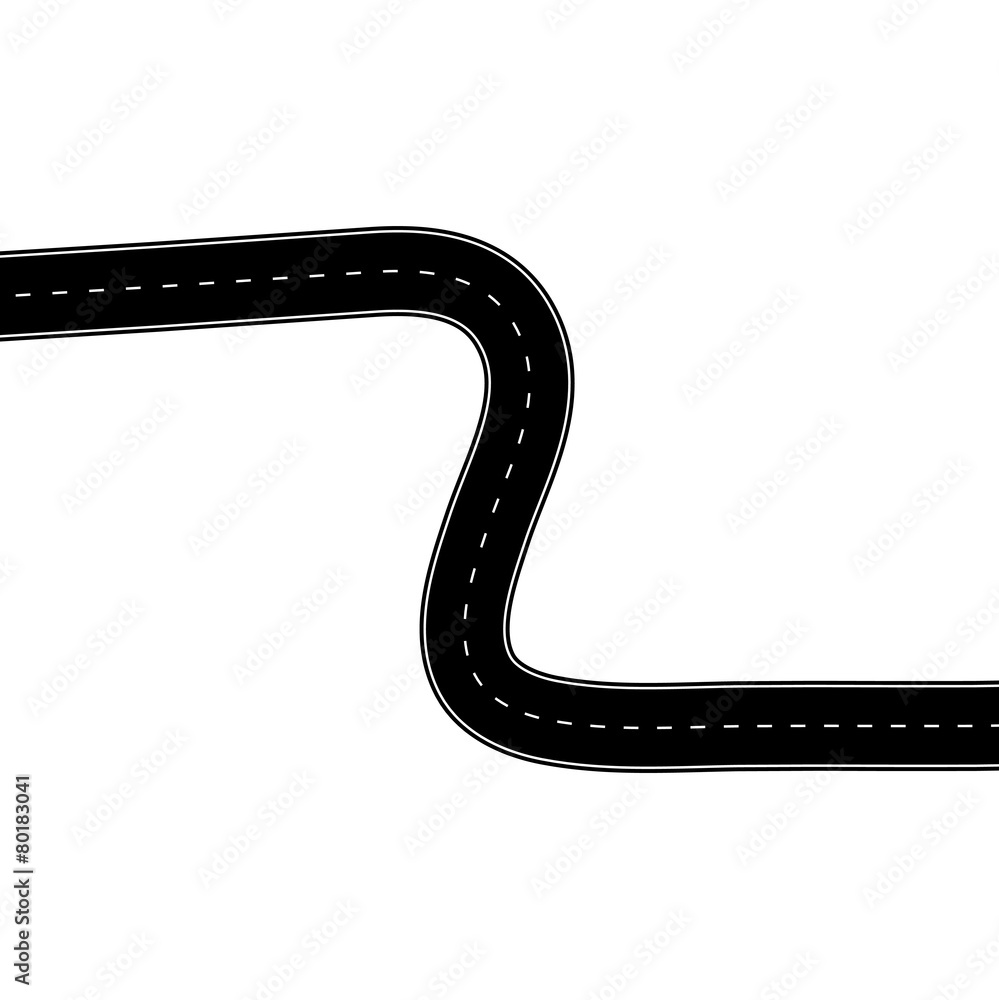 Fototapeta premium vector of road