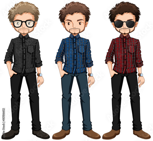 Hipster men