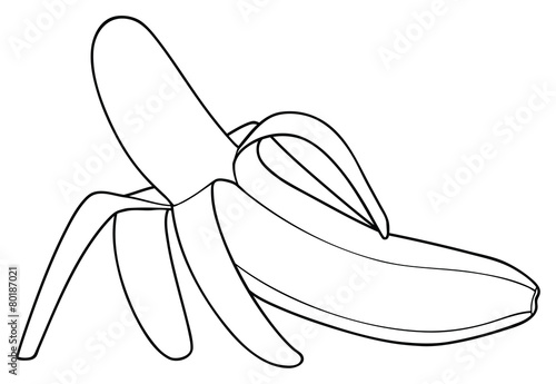 Delightful garden - Peeled banana