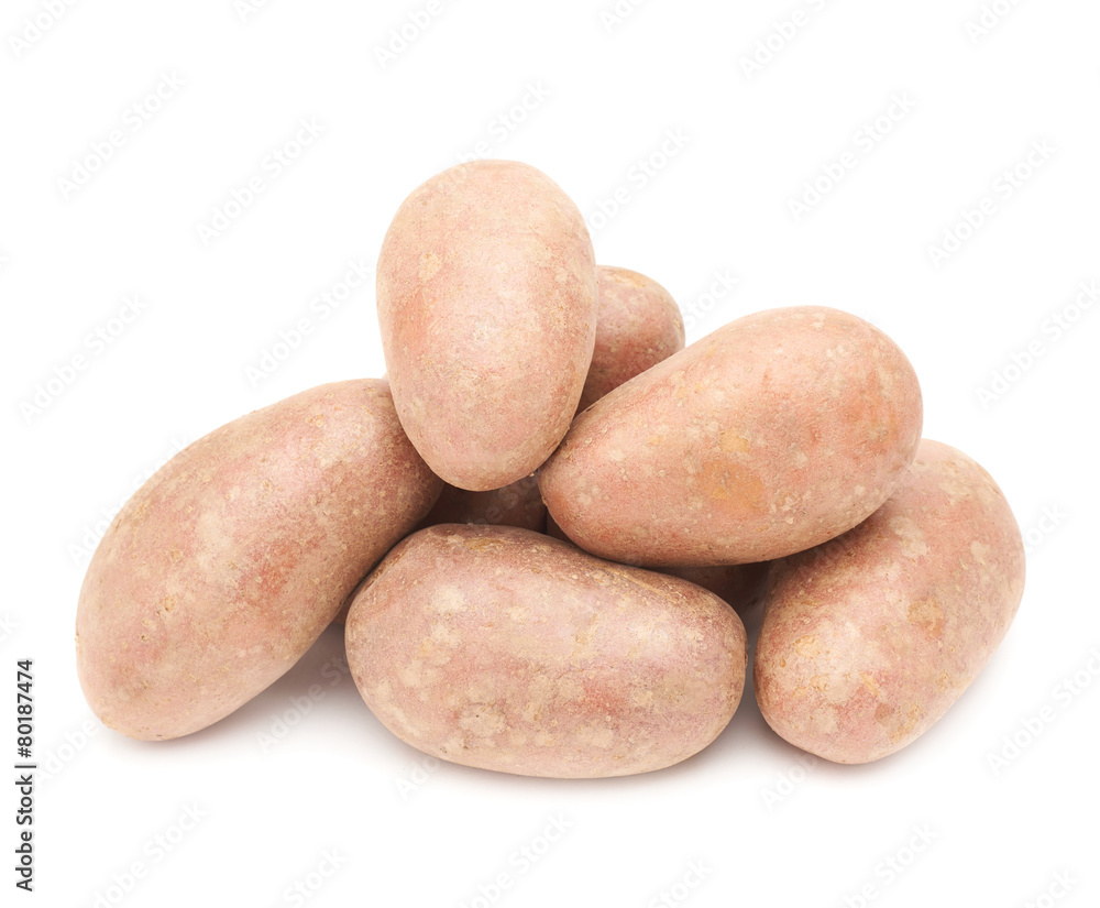 Pile of multiple potatoes isolated Pile of multiple potatoes isolated