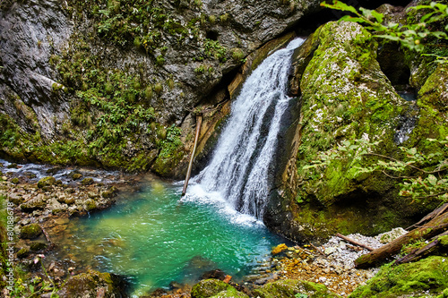 Waterfall in the mountains