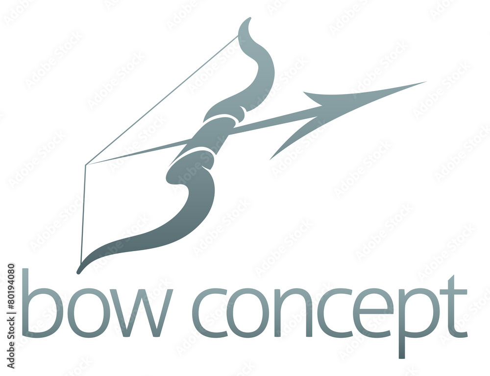 Obraz premium Bow and arrow design