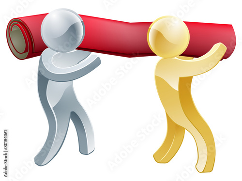Carpet fitters
