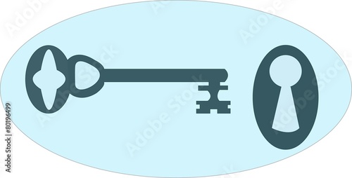 Key and lock