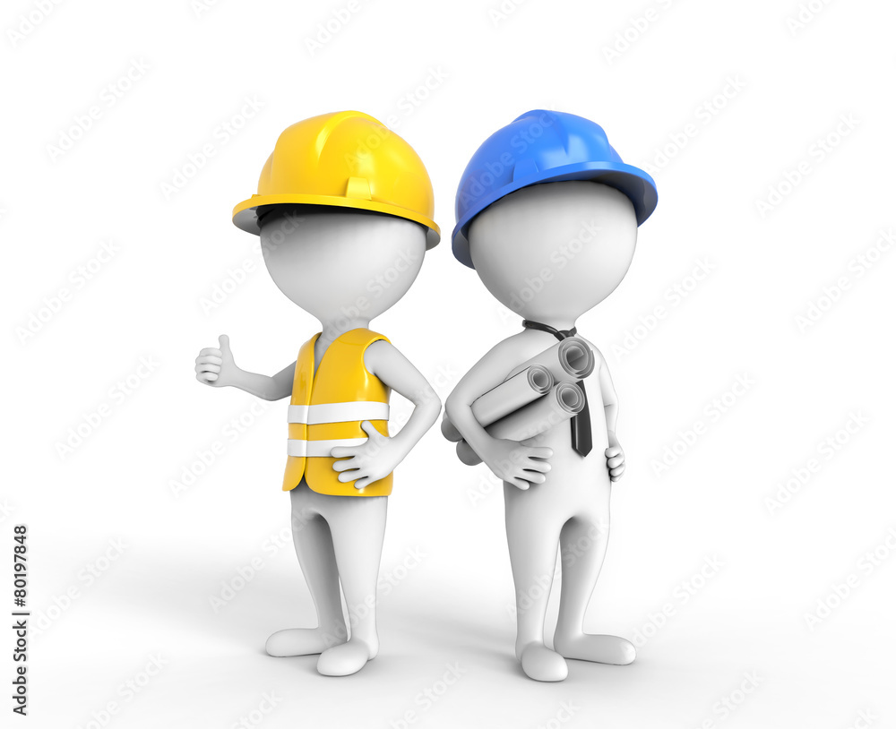 Two engineers thinking Two engineers thinking