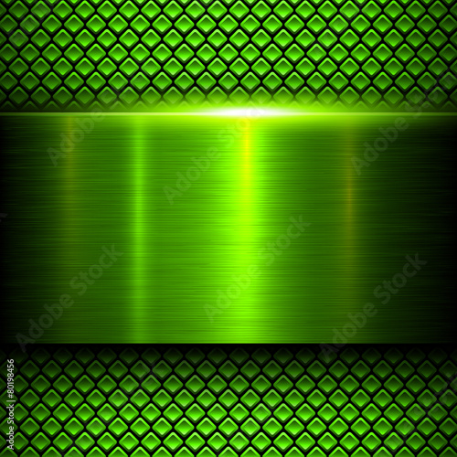Background green metal texture