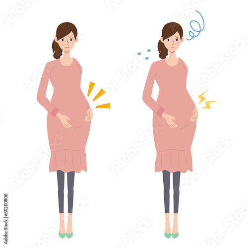 妊婦　イラスト