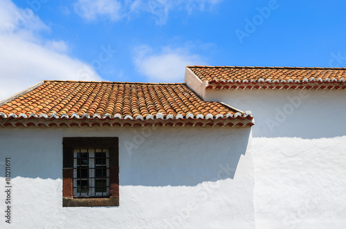 Church in Santa Catarina city park of Funchal, Madeira island