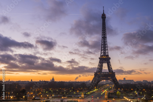 Eiffel Tower, Paris, France. Top Europe Destination © somchaij