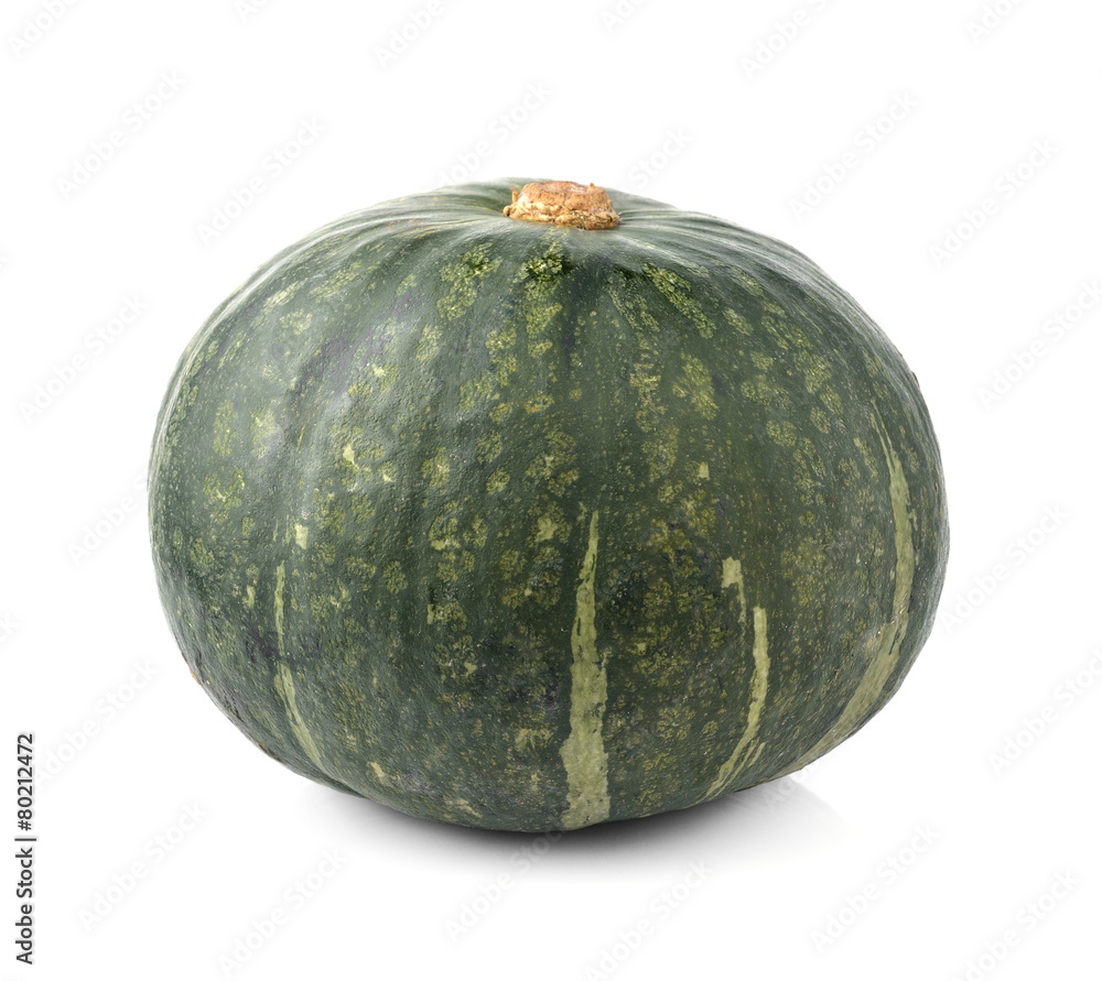 Japanese pumpkin on white background Japanese pumpkin on white background