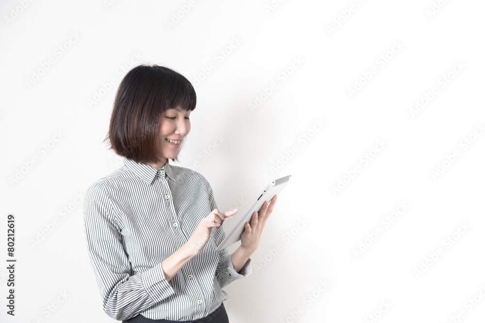 白バックOLポートレート 白バックOLポートレート