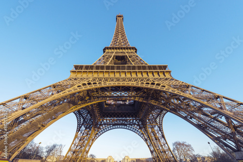 Eiffel Tower, Paris, France. Top Europe Destination.  © somchaij