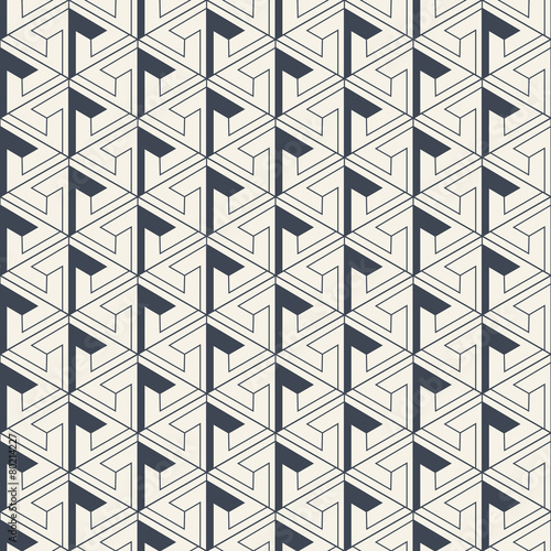 Abstract seamless geometric islamic wallpaper pattern