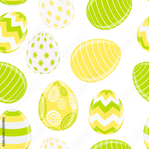 Beautiful Easter Egg Background Vector Illustration