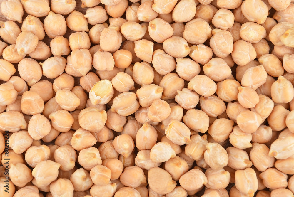Close up of dried chickpea as background Close up of dried chickpea as background