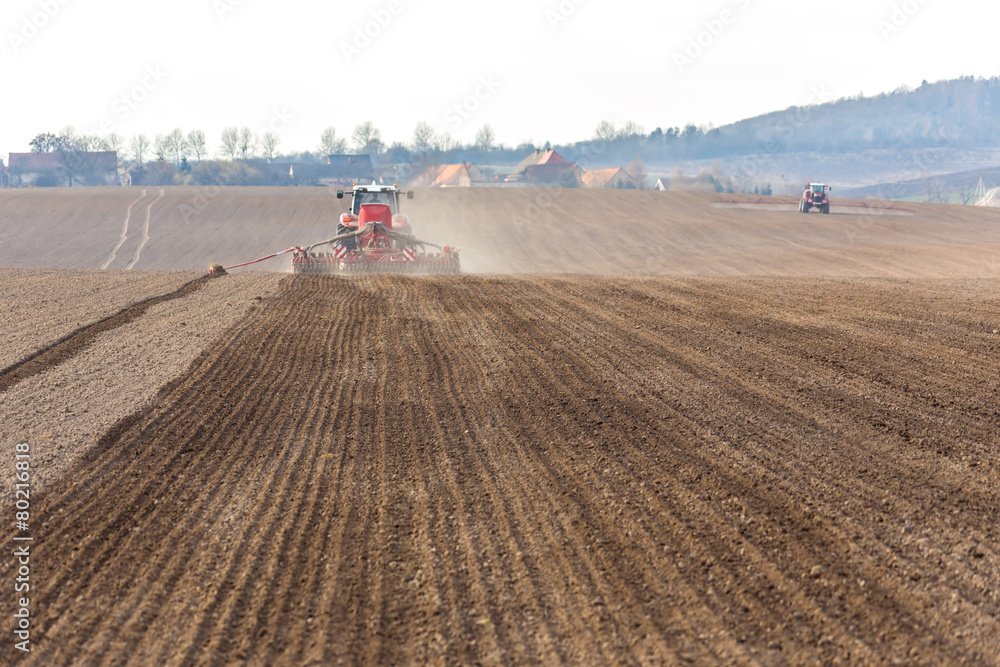 Fototapeta premium Field works