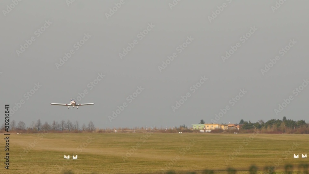 private plane - small passenger airport private plane - small passenger airport